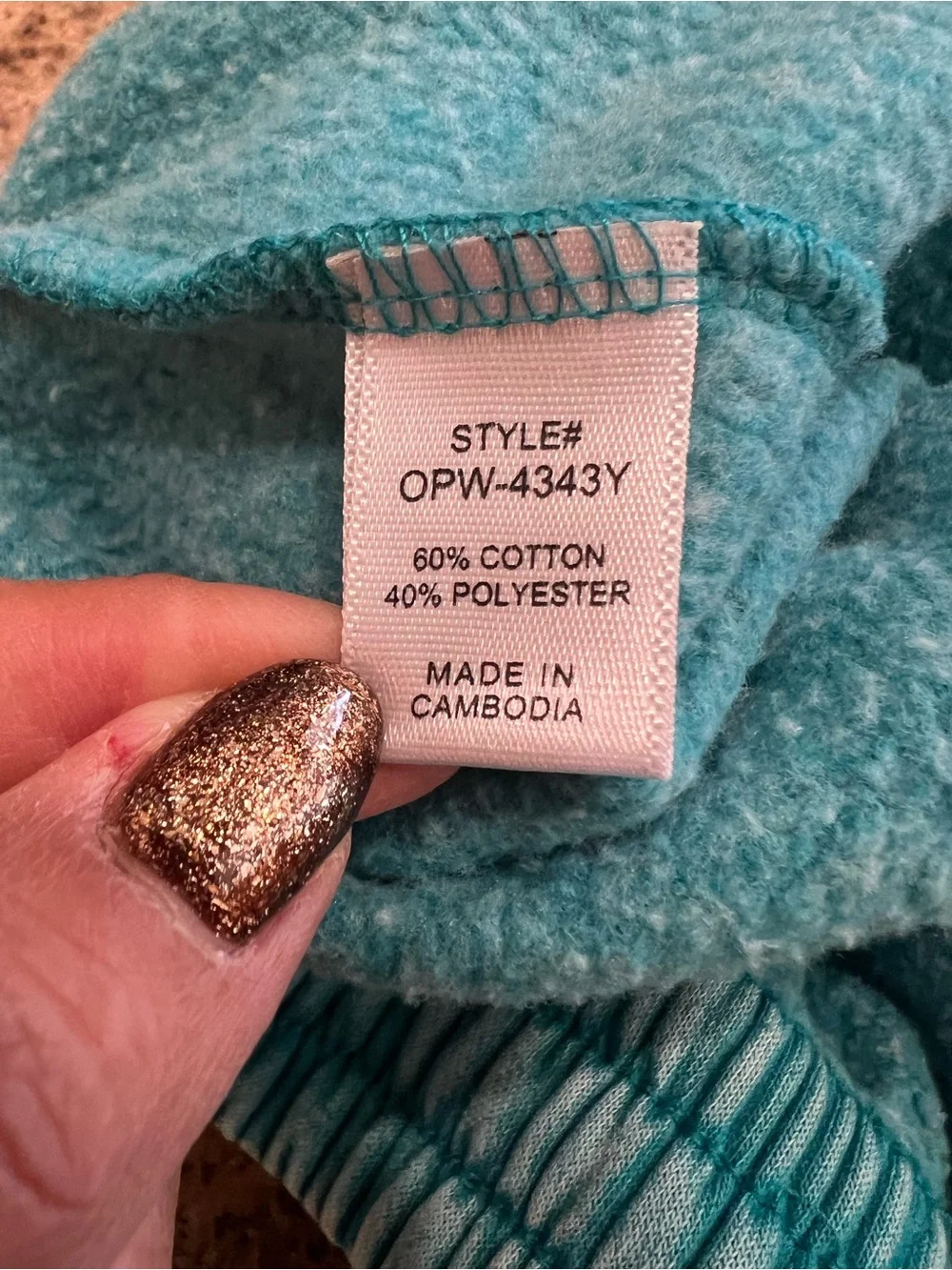 Zenana Acid Wash Hoodie Palazzo Pants Matching Set Teal Medium EUC